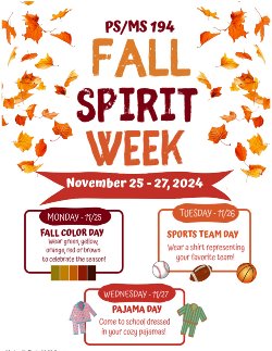 Fall Spirit Week